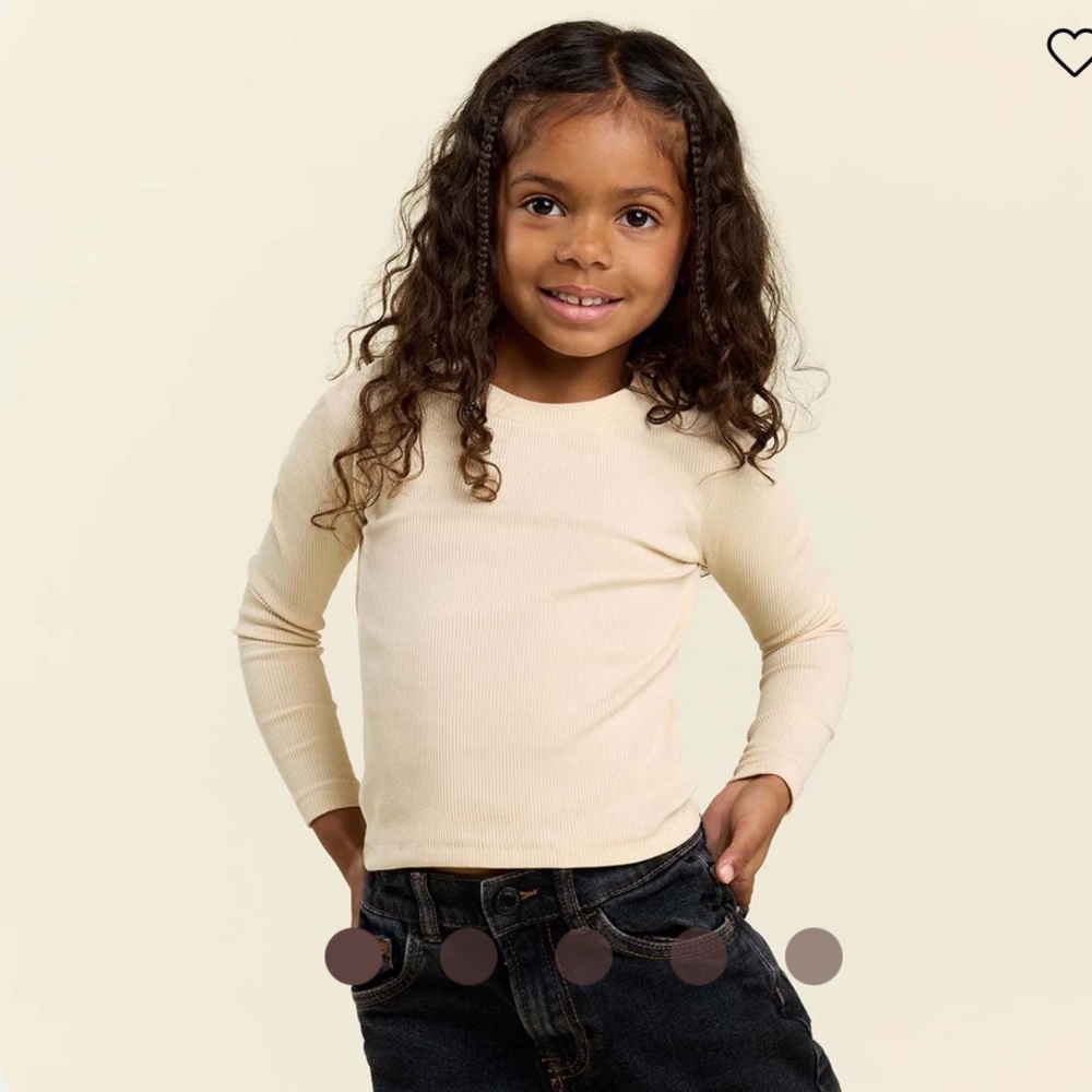 LONG SLEEVE RIBBED TEE KiD